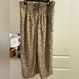 SHEIN Beige Floral Skirt